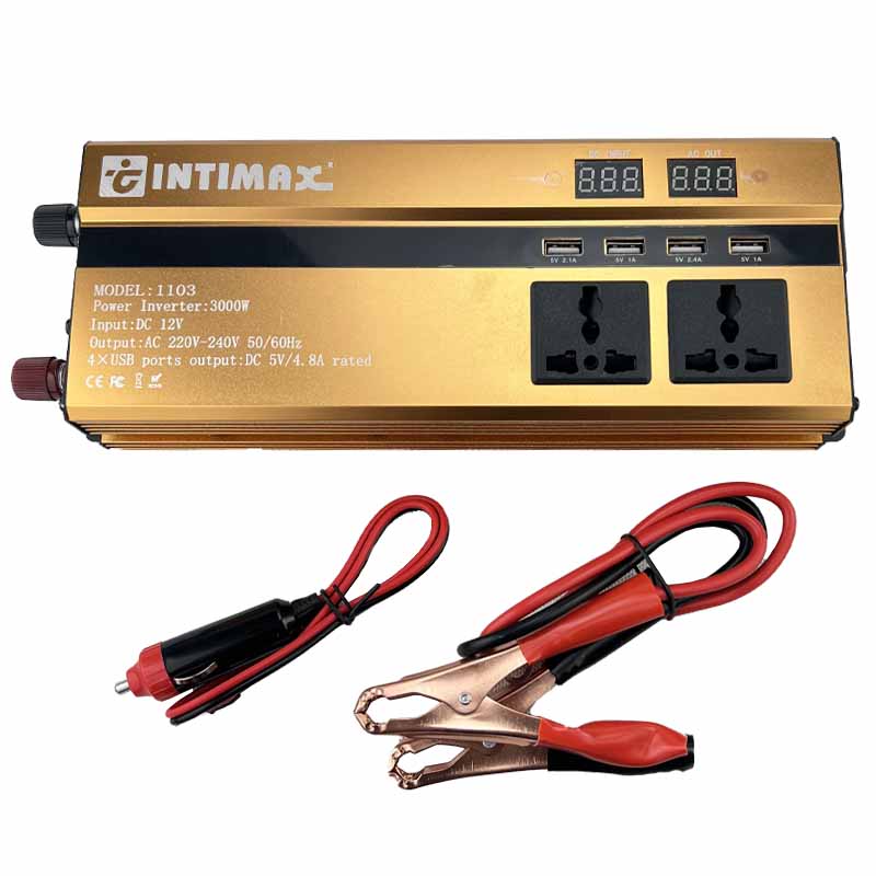 مبدل برق خودرو 3000 وات اینتیمکث مدل 1103