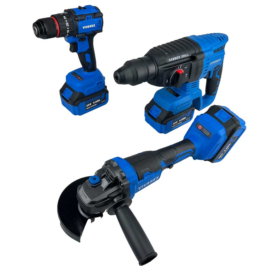 کیت شارژی براشلس 3 عددی ویوارکس مدل VR2403-BCK