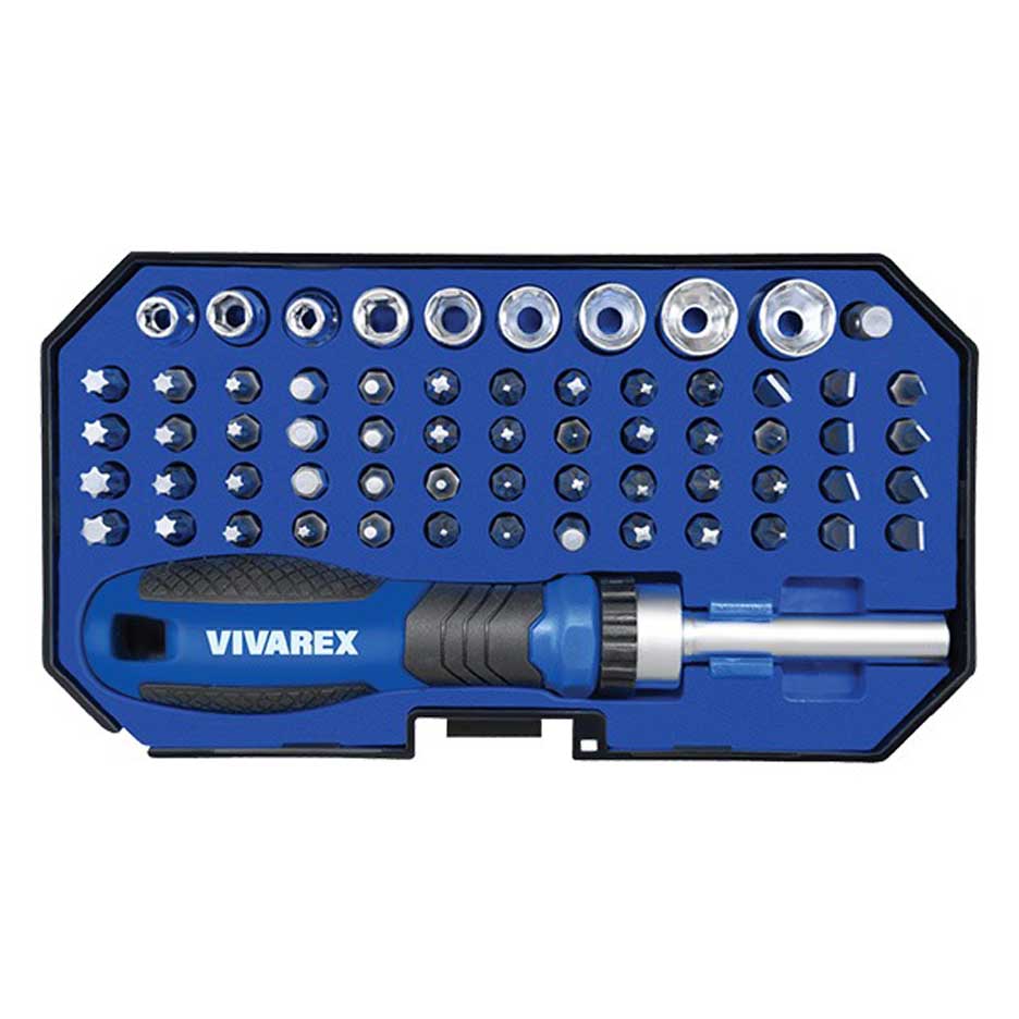ست سری پیچ گوشتی و بکس 63 عددی ویوارکس مدل VR6365-SD